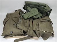 ASSORTED LOT OF MILITARY CLOTHING