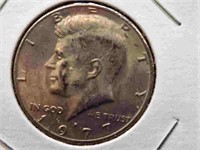 1977 Kennedy half dollar
