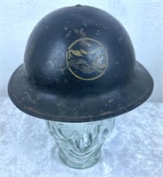WWII British Home Front Steel Helmet