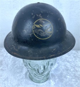 WWII British Home Front Steel Helmet