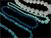 Blues & Clear Necklaces - Costume Jewelry