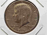 1971 Kennedy half dollar