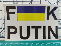 F*** Putin 4x6 waterproof sticker / decal
