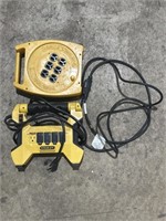 2 Portable Power Cord Reels & Extension Cord