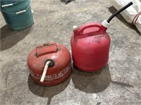 2 & 2 1/2 gal Gas Cans