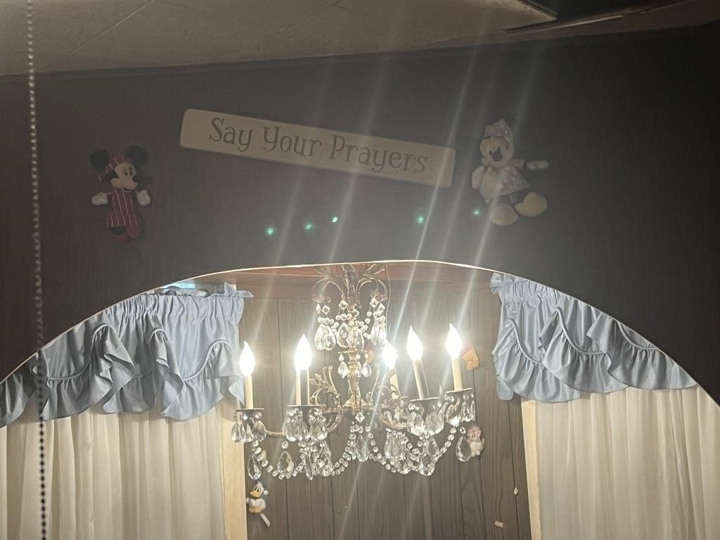 SAY YOUR PRAYERS SIGN, MICKEY AND MINNIE