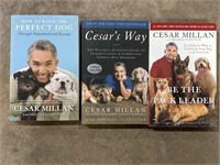 3 Cesar Millan Dog training Books