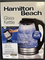 New Hamilton Beach Electric Glass Kettle