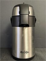 Mr. Coffee stainless steel pump pot