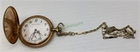 Antique Harris & Shafer 14k gold pocket watch -