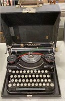 Antique Underwood portable typewriter with