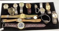 Tray lot of assorted watches include Timex,