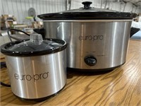 Euro-Pro crock pot & warmer pot