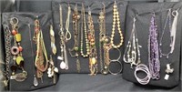Costume jewelry include earrings, bracelets,
