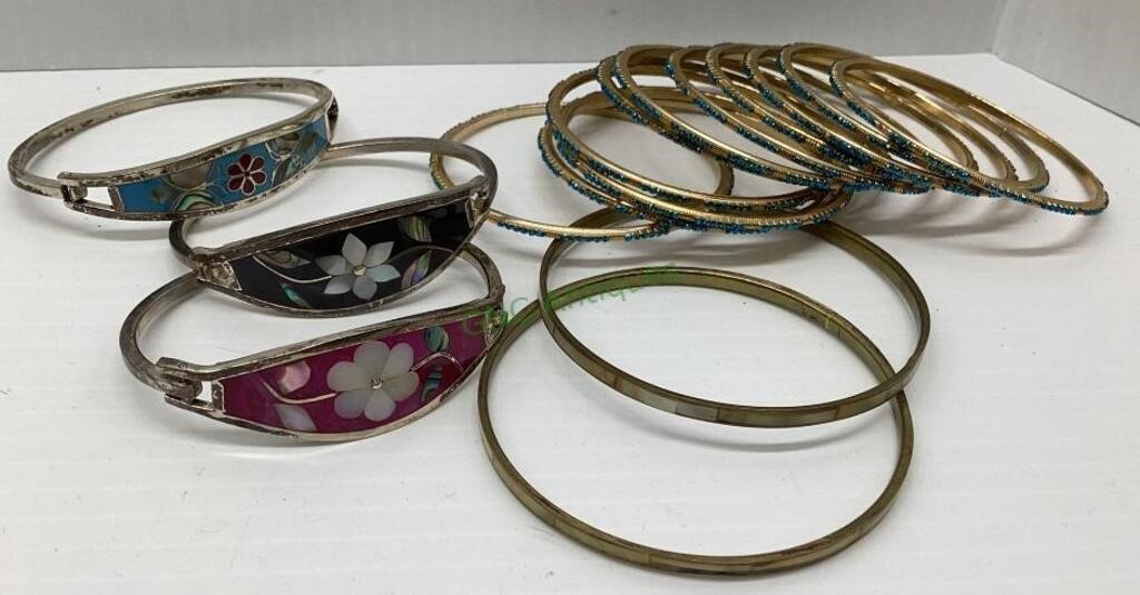 Collection of women’s bracelets - some marked