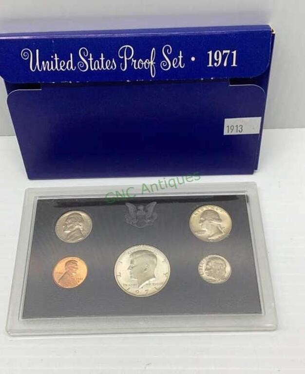 Coins - 1971 United States proof set    1913