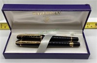 Vintage Waterman Paris pen set includes