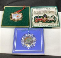 White House Christmas collector ornaments