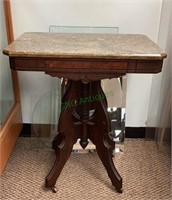 Beautiful antique table with marble top. Table
