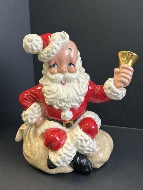 Vtg Ceramic Santa Claus