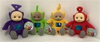 Set of four Eden Teletubbies plush toys