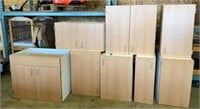 assorted commercial cabinets- used, showing wear