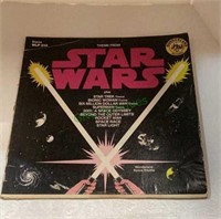 Vintage Star Wars 33 record album theme song