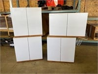 4pcs- wall cabinets
