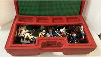 Lego storage toy container filled with assorted