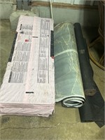 3 packages of roofing shingles & couple rolls