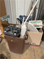 Curtain Rods, trash cans, SongBurst Game, misc