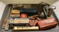 Trade lot of vintage office supplies includes
