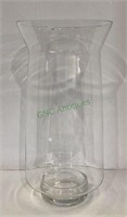 Extra large clear glass vase measuring 16