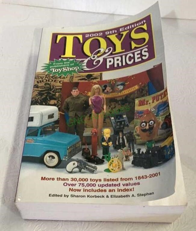 2002 9th edition Toys and reference guide book.