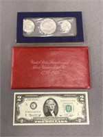 Bicentennial Coin Set with $2.00 Bill