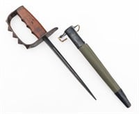 WWI US AEF M1917 TRENCH KNIFE by L.F. & C.
