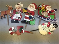 Wooden Christmas outdoor decorations