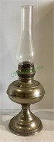 Antique silver tone RAYO oil lamp with
