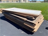 old stack plywood- poor condition