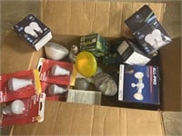Variety of light bulbs, some new in boxes