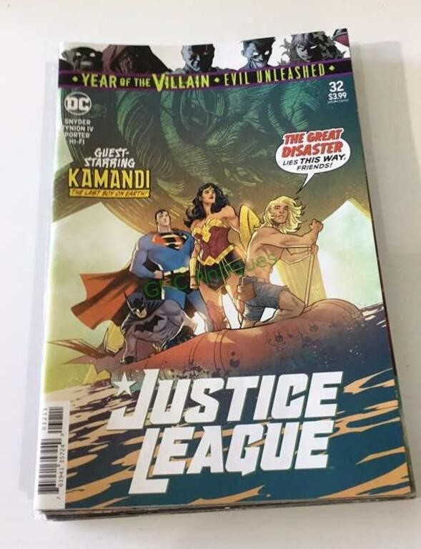 Comics - lot of 16 includes Justice League of