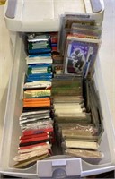 Sports cards - small cabinet full of sports