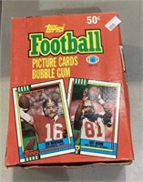 Unopened box of 1990 Topps NFL football cards