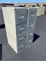 2pcs- 4 dr file cabinets