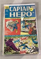 Comic book - lot of eight includes Captain Hero,