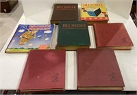 Vintage books Blondie and Dagwood, The Sad Sack,