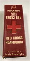 Vintage Red Cross cough drops vending box