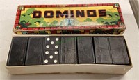 Vintage World War II dominoes for Victory by