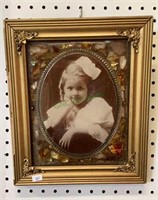 Instant ancestor photo with very unique frame and