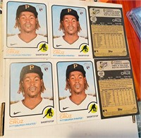 Lot of 6 O’Neal Cruz Baseball Rookie Cards